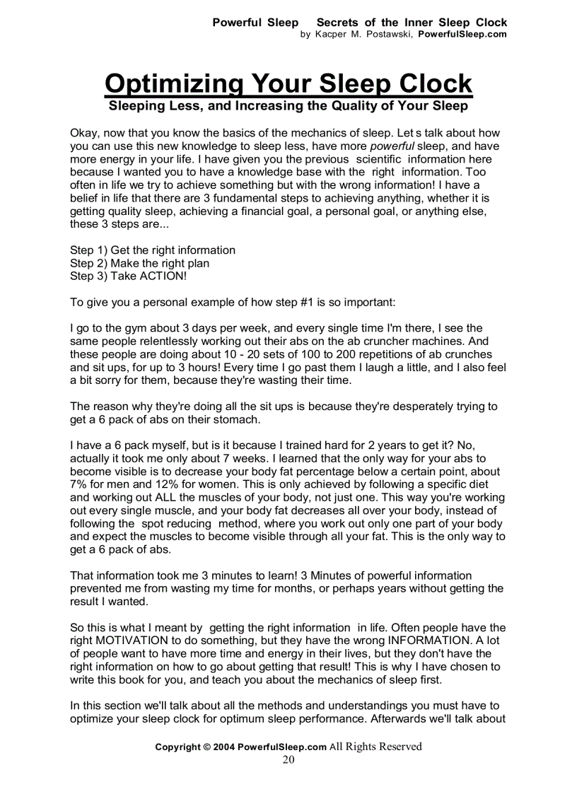 image for page How To Sleep Less and Have More Energy Than You Ever Had Before