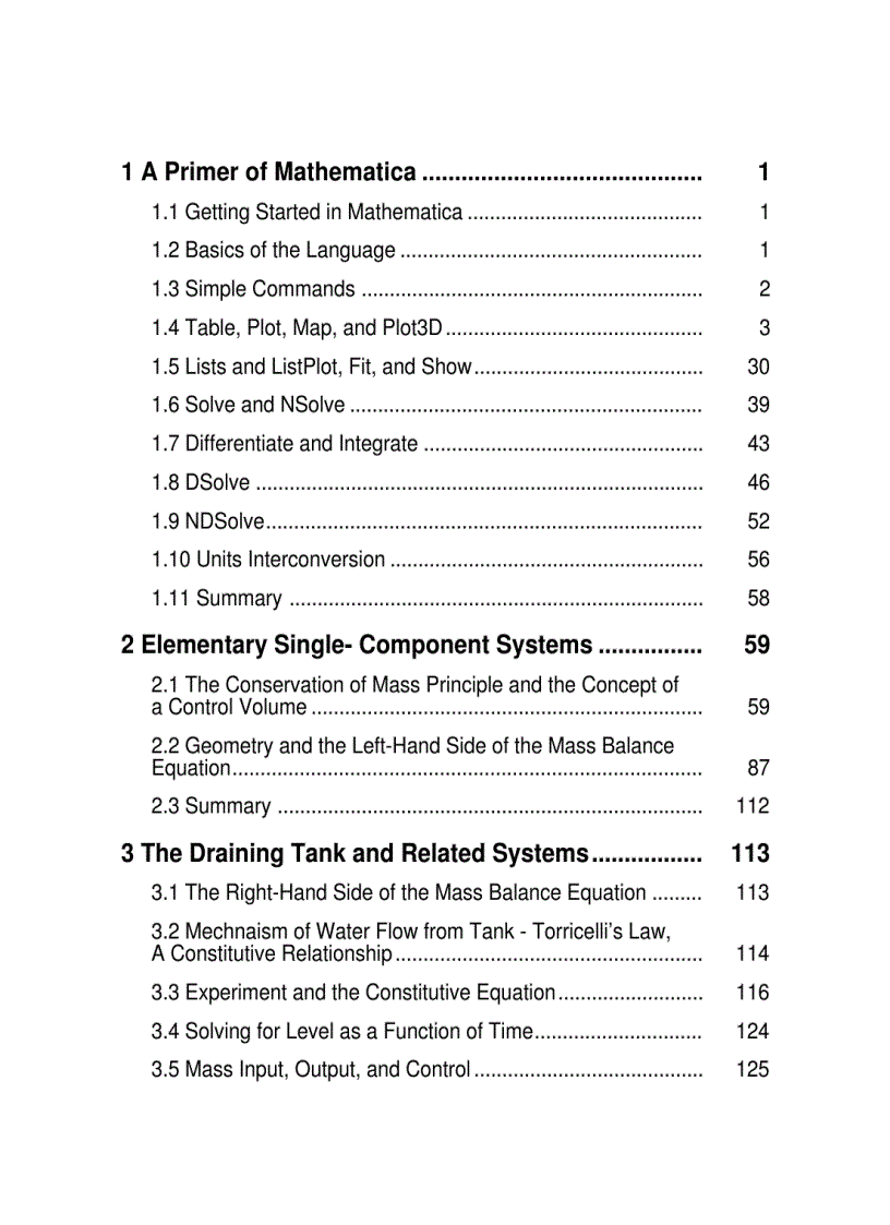 image for page Introduction to Chemical Engineering Analysis Using Mathematica