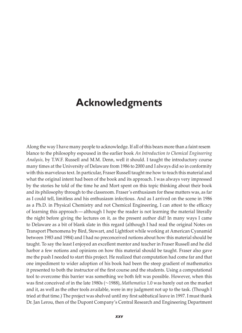 image for page Introduction to Chemical Engineering Analysis Using Mathematica