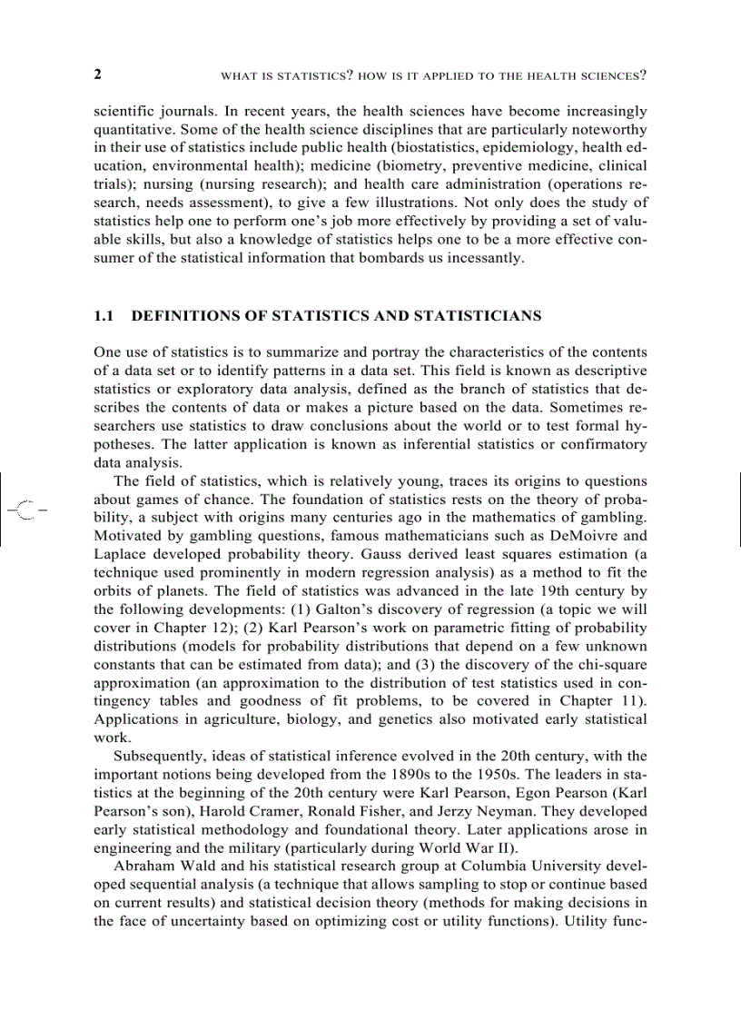 image for page Introductory Biostatistics for the Health Sciences Modern Applications Including Bootstrap