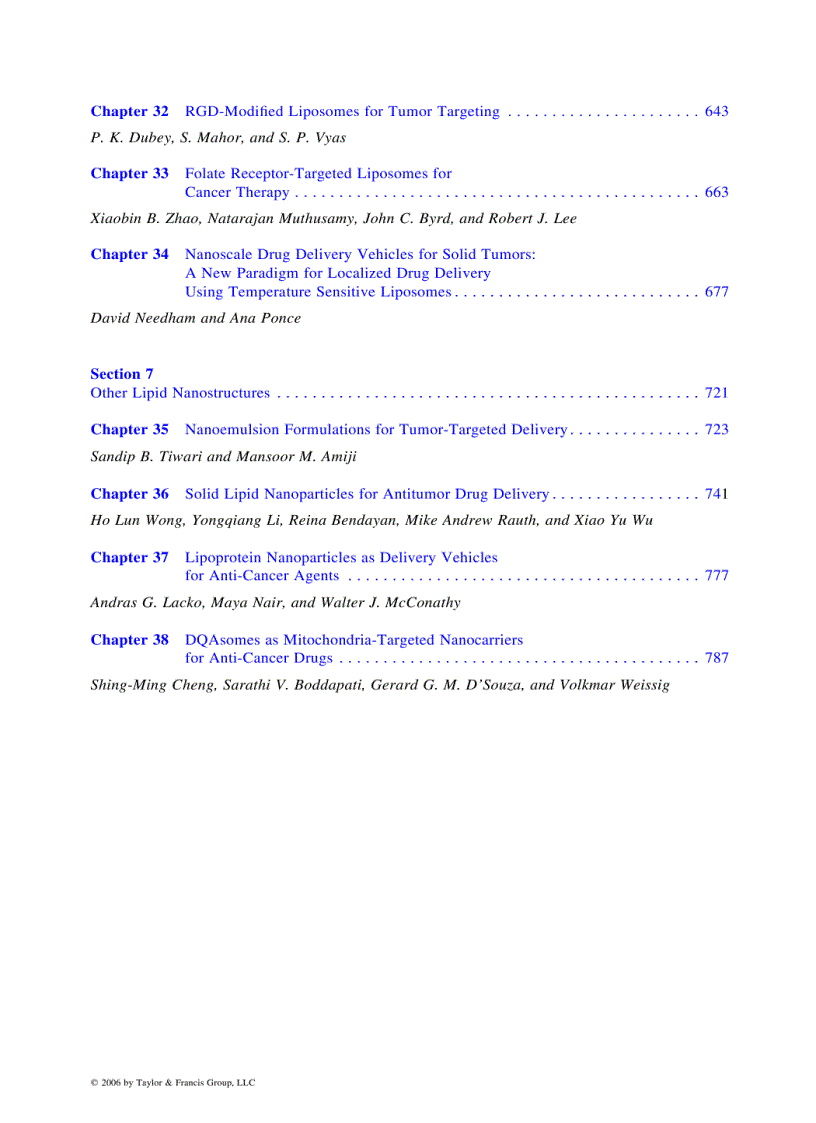 image for page Nanotechnology For Cancer Therapy