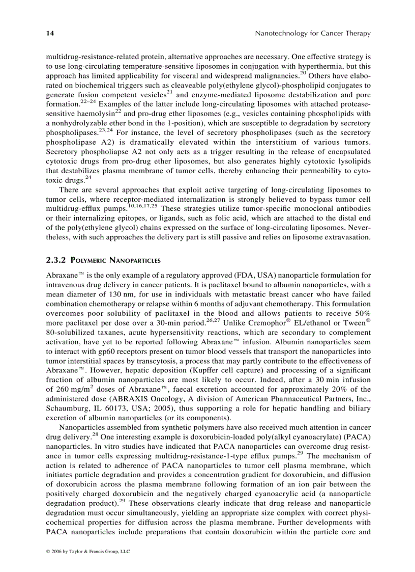 image for page Nanotechnology For Cancer Therapy