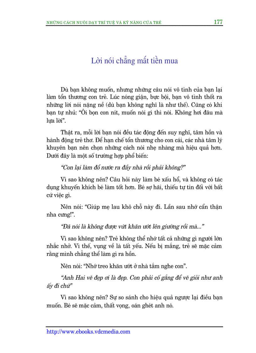 image for page Những cách nuôi dạy trí tuệ kỹ năng của trẻ bộ 2 quyển