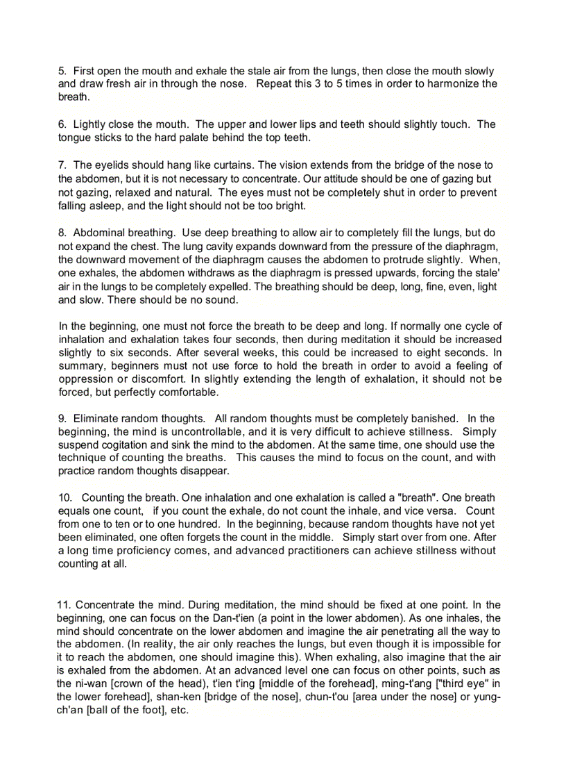 image for page Notes On Mediatation And Health