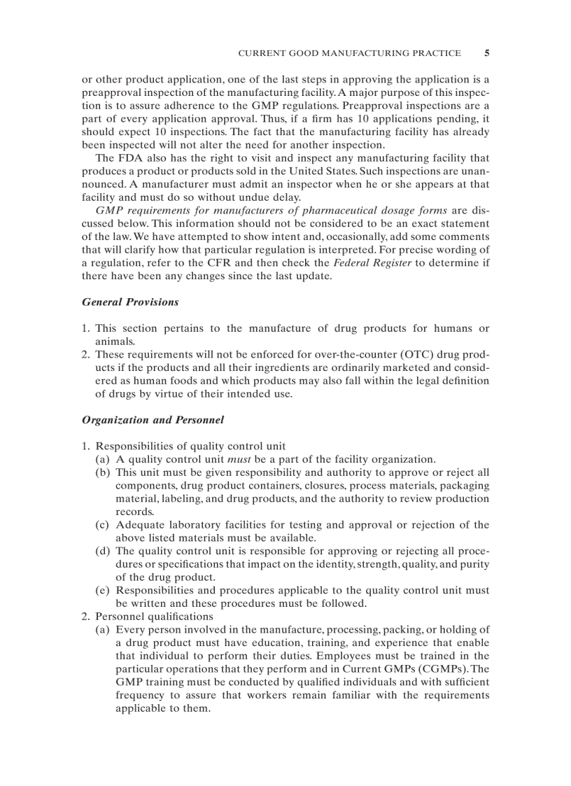 image for page Pharmaceutical Manufacturing Handbook Regulations and Quality