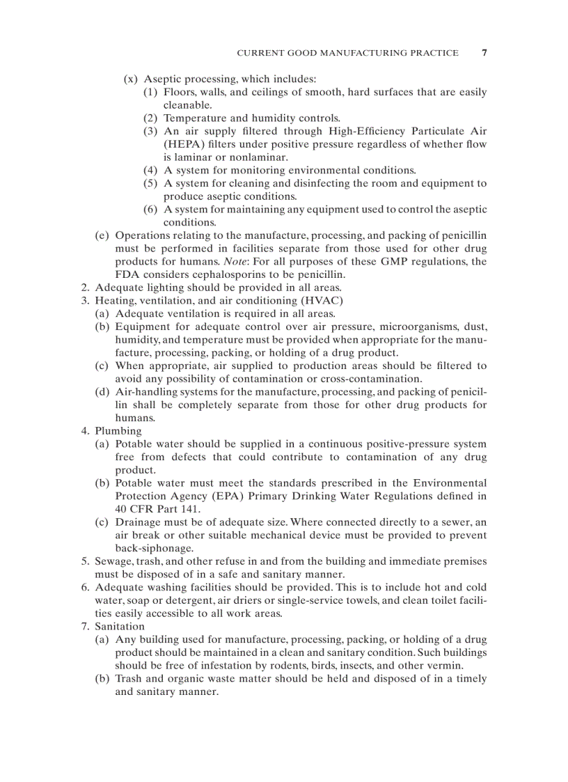 image for page Pharmaceutical Manufacturing Handbook Regulations and Quality