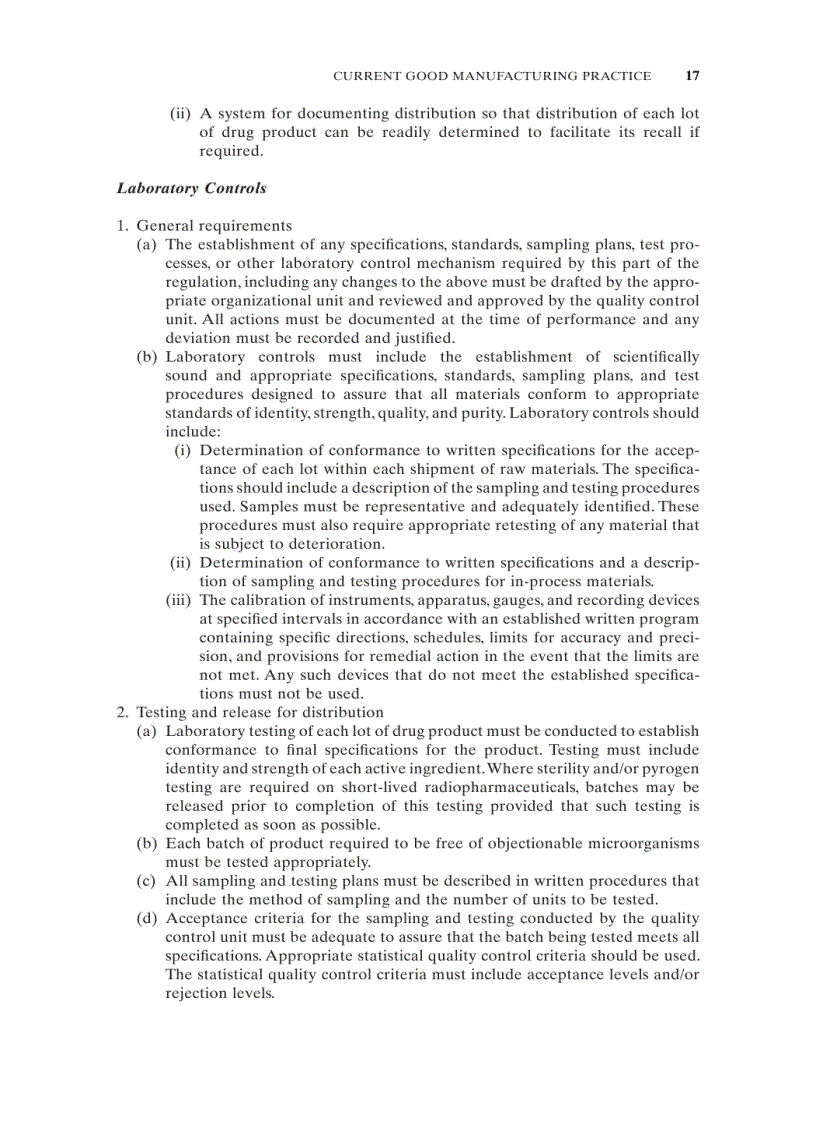 image for page Pharmaceutical Manufacturing Handbook Regulations and Quality