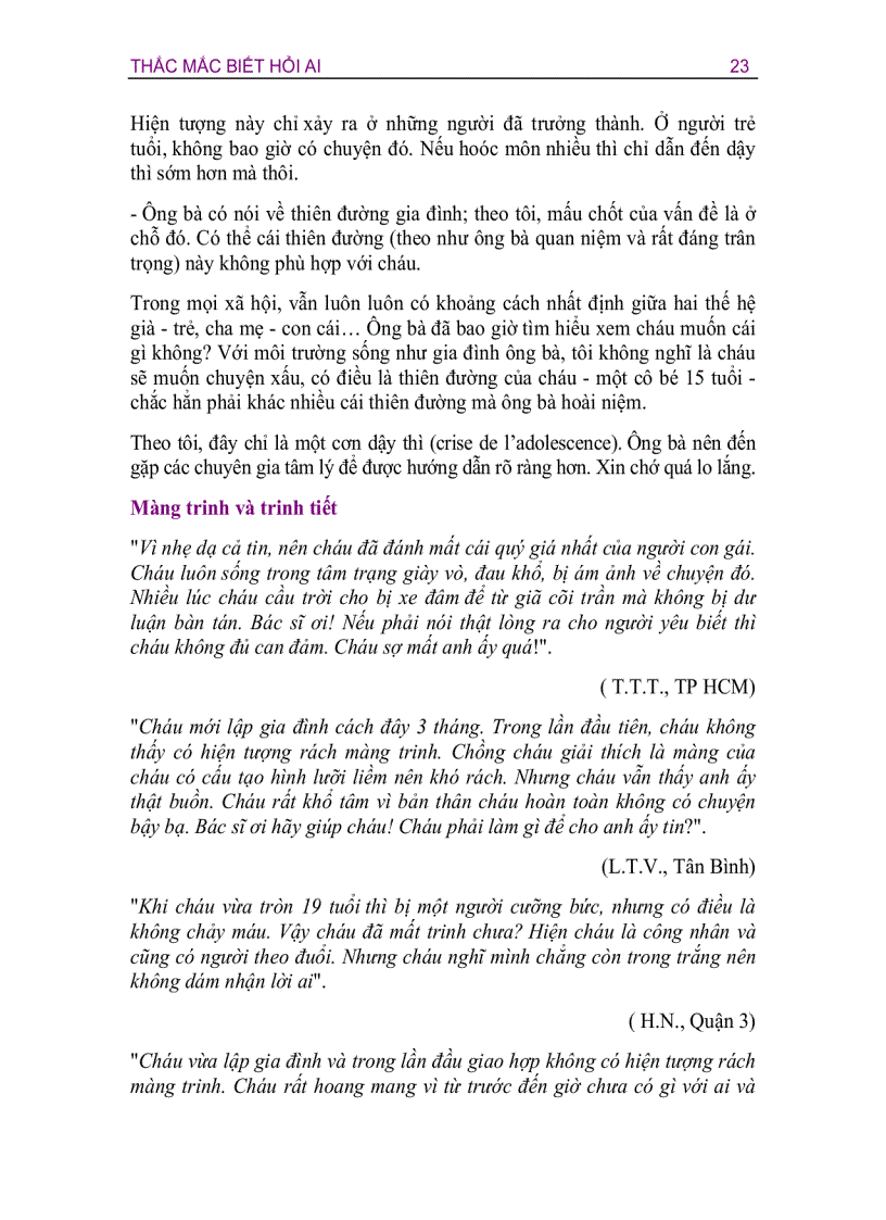 image for page Thắc Mắc Biết Hỏi Ai