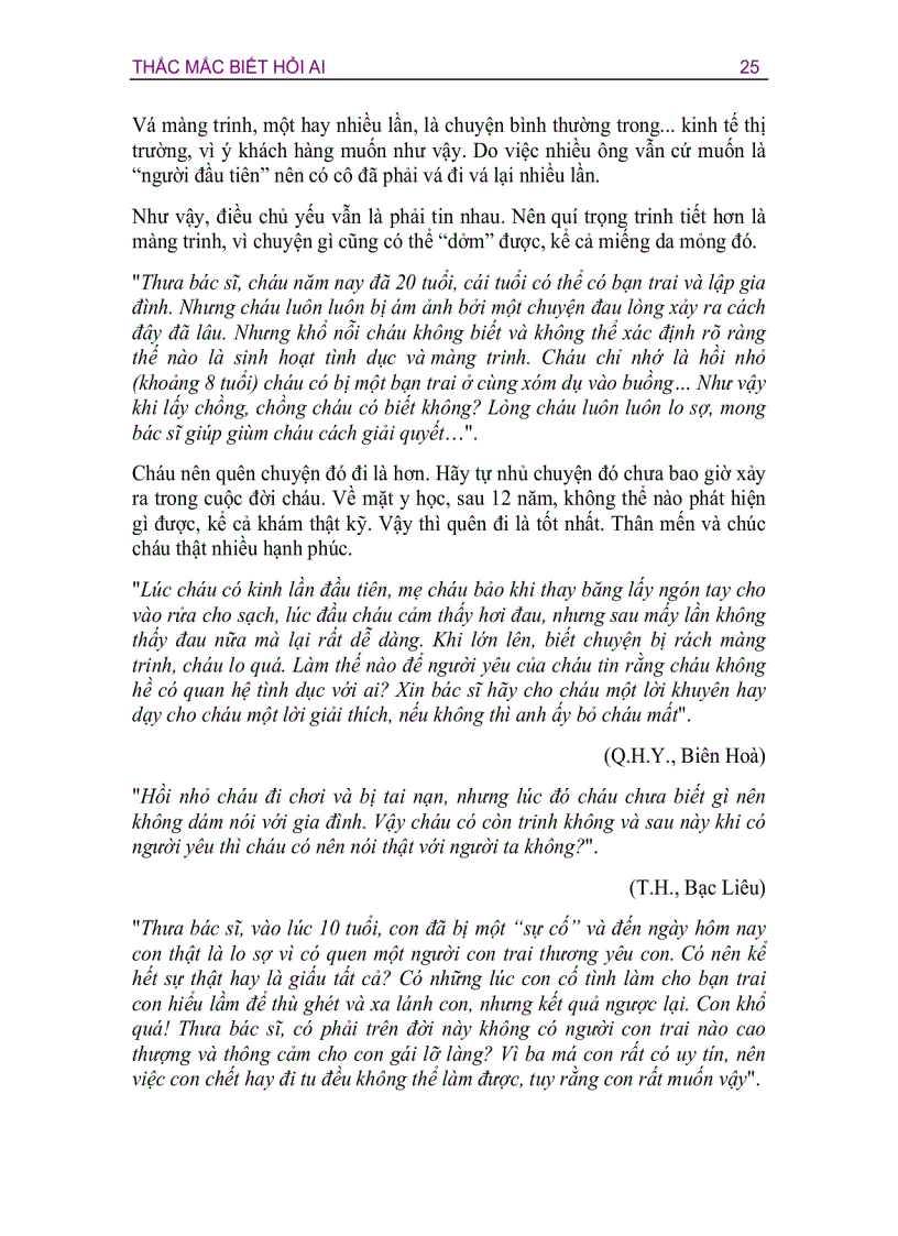 image for page Thắc Mắc Biết Hỏi Ai