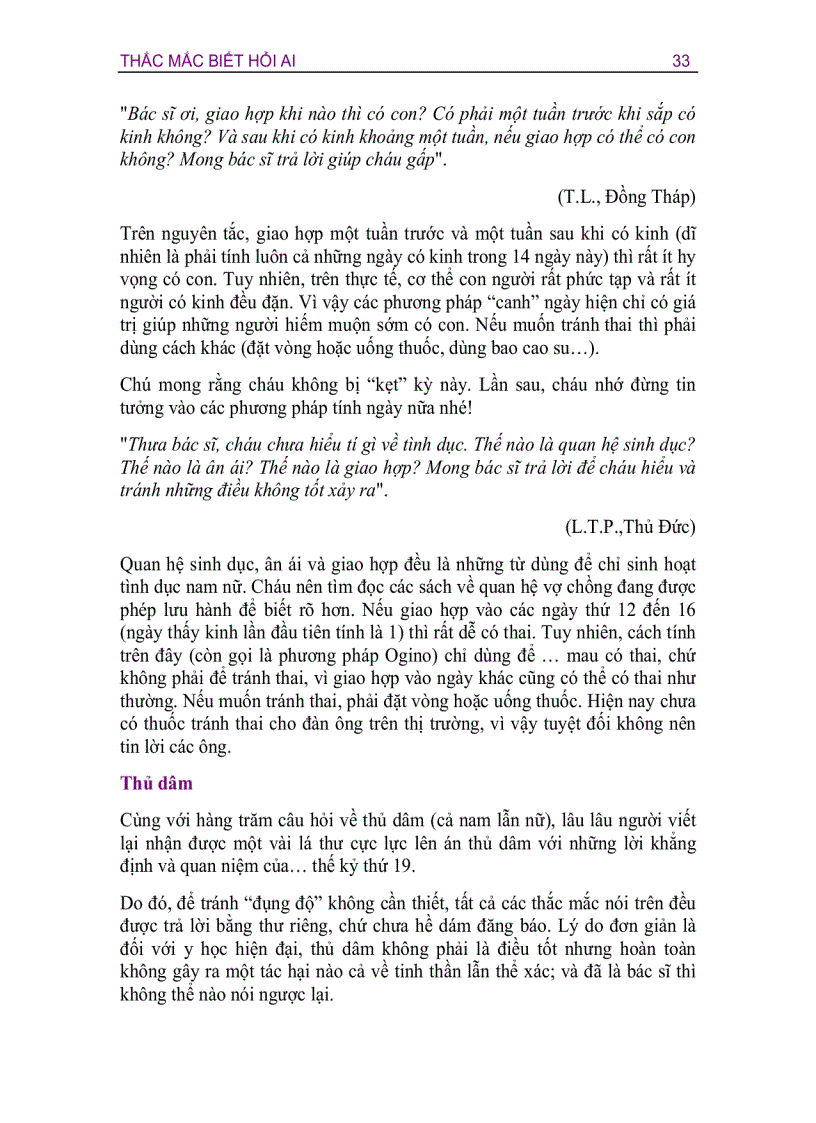 image for page Thắc Mắc Biết Hỏi Ai