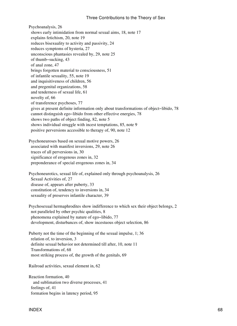 image for page Three Contributions to the Theory of Sex