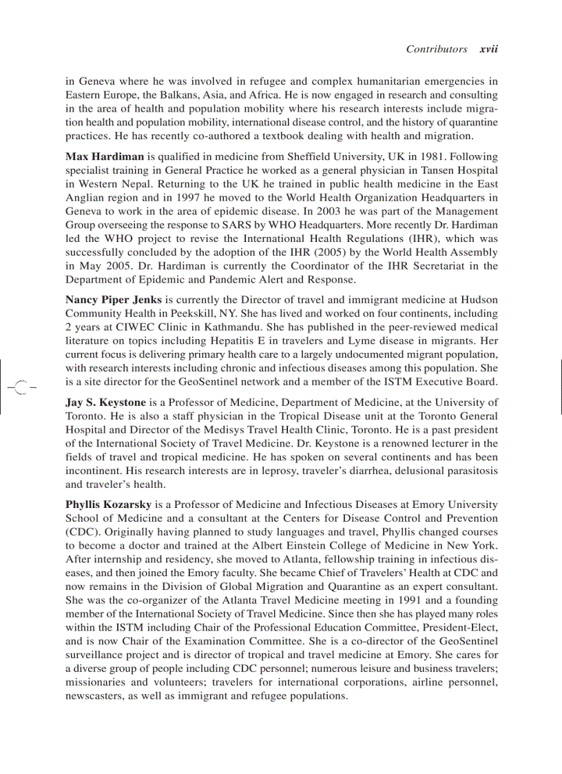 image for page Travel Medicine Tales Behind the Science