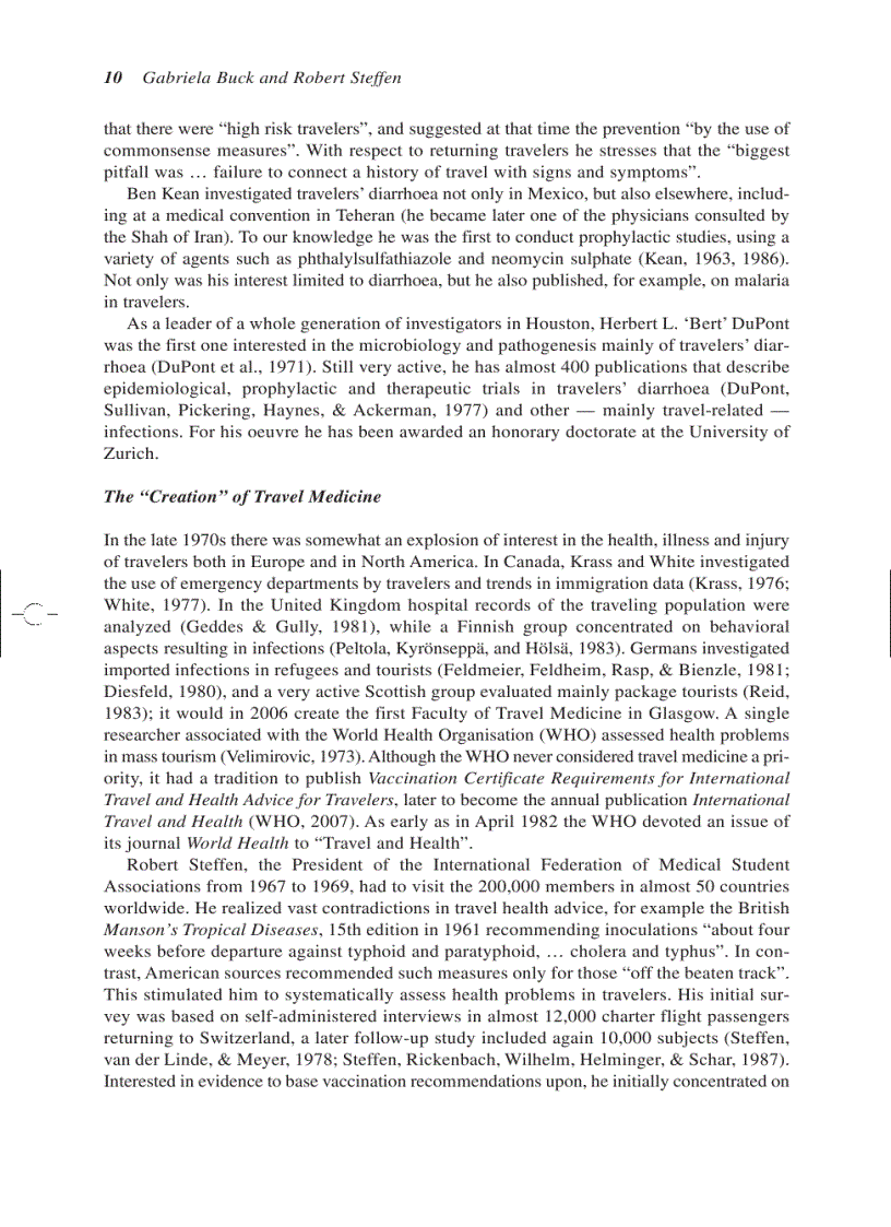 image for page Travel Medicine Tales Behind the Science