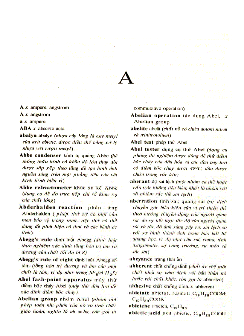 image for page Từ điển Hóa học Anh Việt