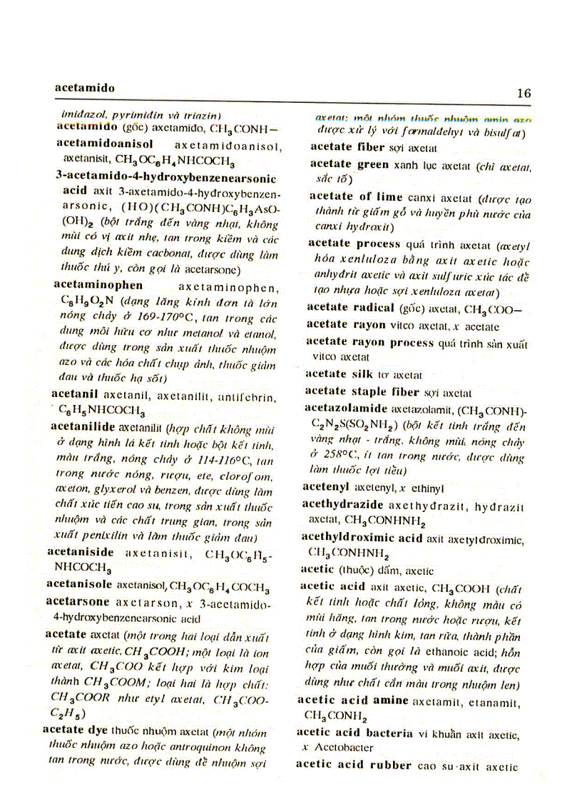 image for page Từ điển Hóa học Anh Việt