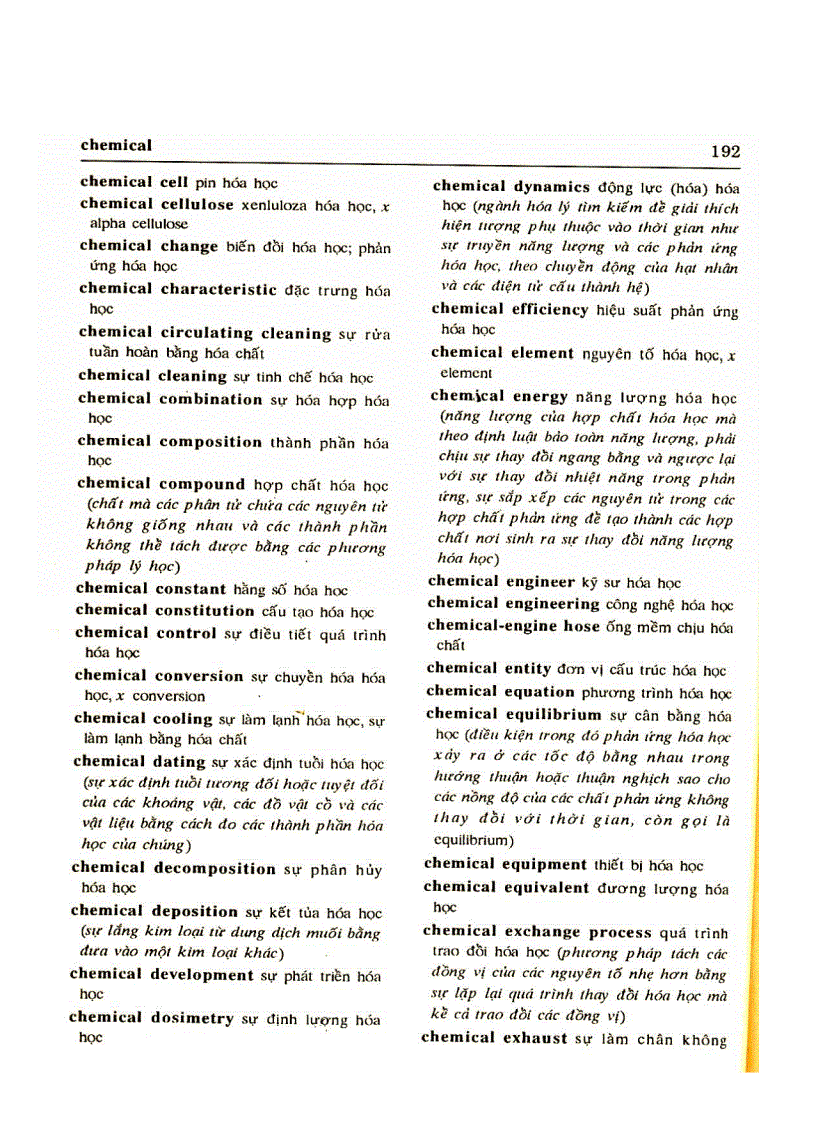 image for page Từ điển Hóa học Anh Việt