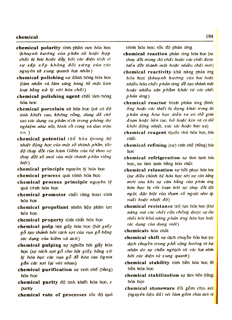 image for page Từ điển Hóa học Anh Việt