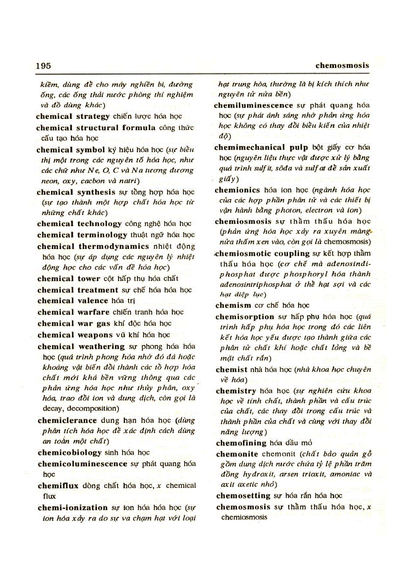 image for page Từ điển Hóa học Anh Việt