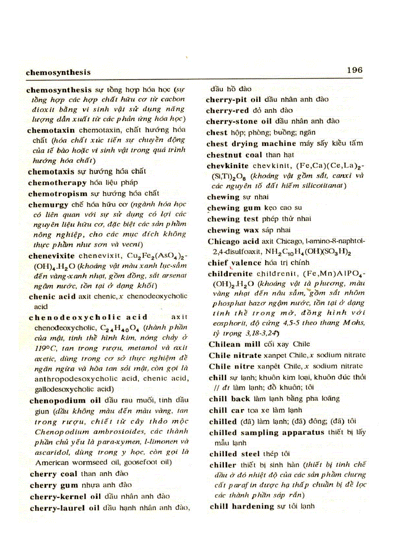 image for page Từ điển Hóa học Anh Việt