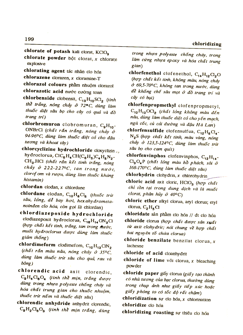 image for page Từ điển Hóa học Anh Việt