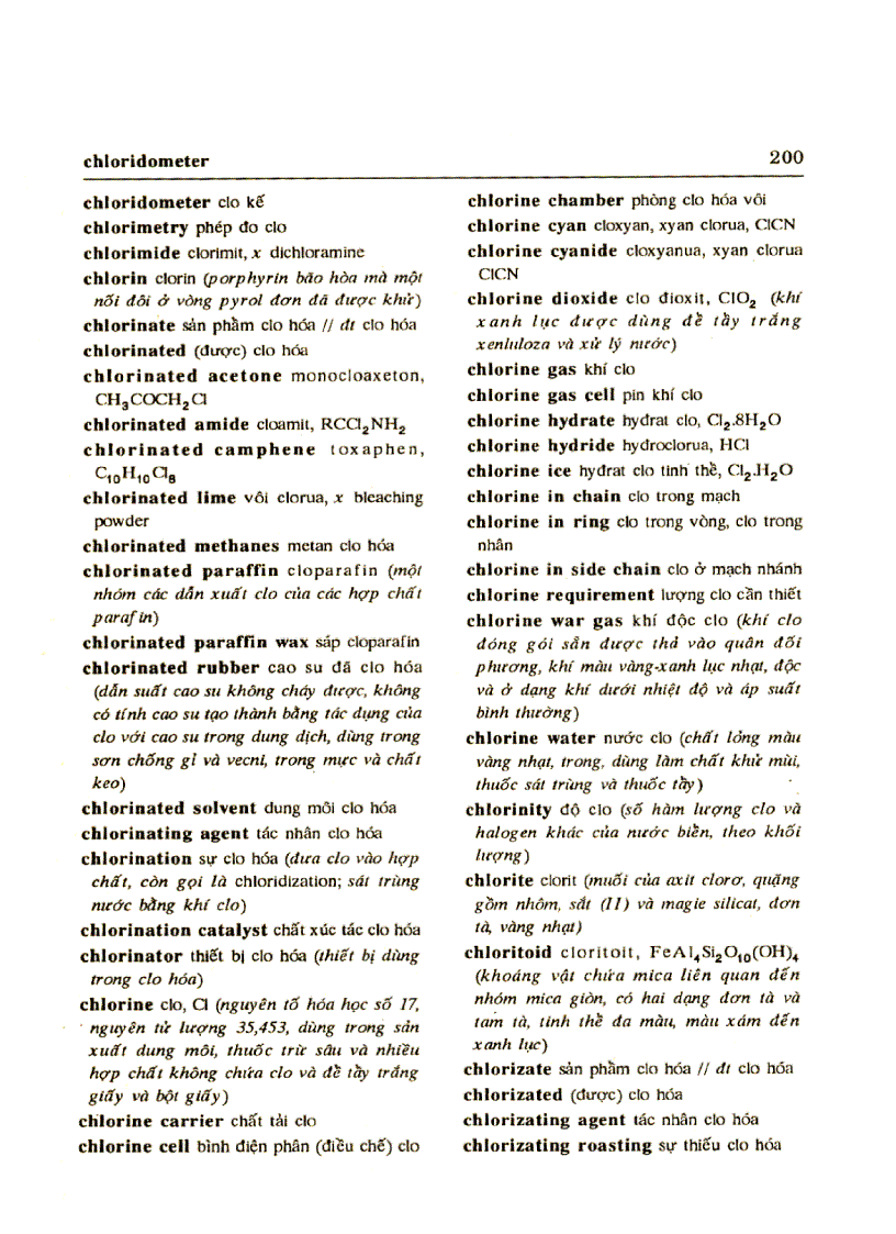 image for page Từ điển Hóa học Anh Việt