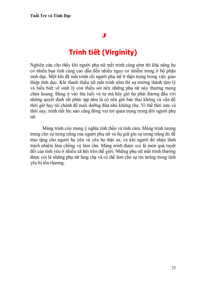 image for page Tuổi Trẻ Và Tình Dục 1