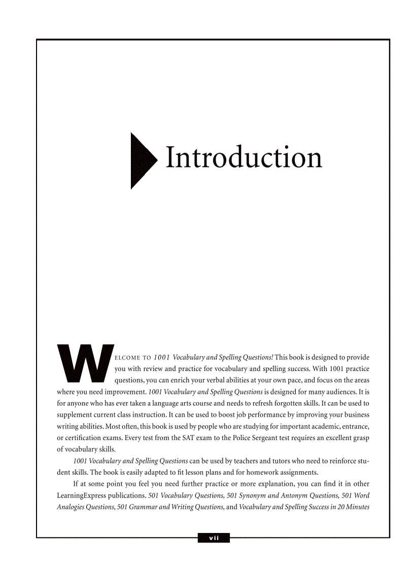 image for page 1001 vocabulary spelling questions 2e