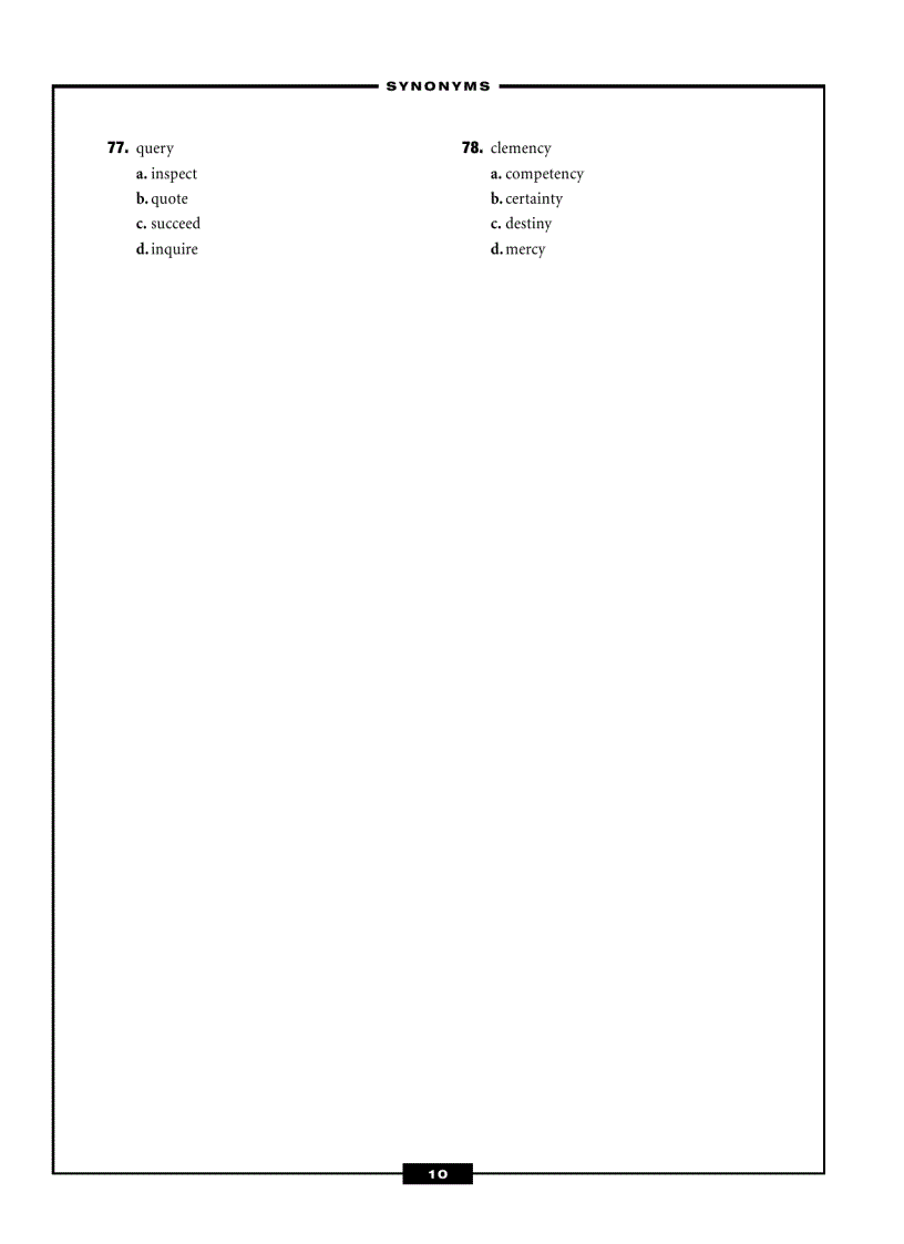 image for page 1001 vocabulary spelling questions 2e