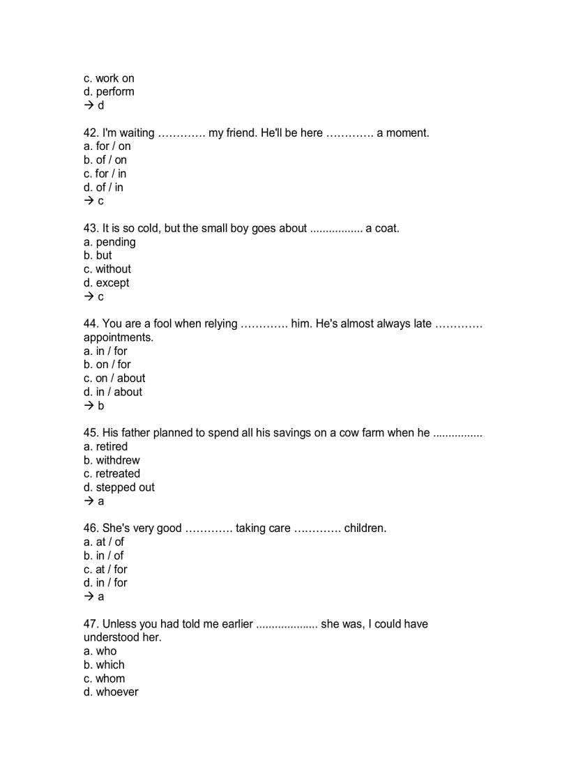image for page 1500 Câu trắc nghiệm thi Anh văn bằng C