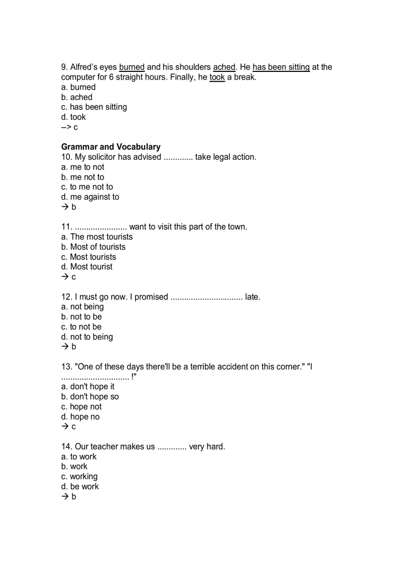 image for page 1500 Câu trắc nghiệm thi Anh văn bằng C