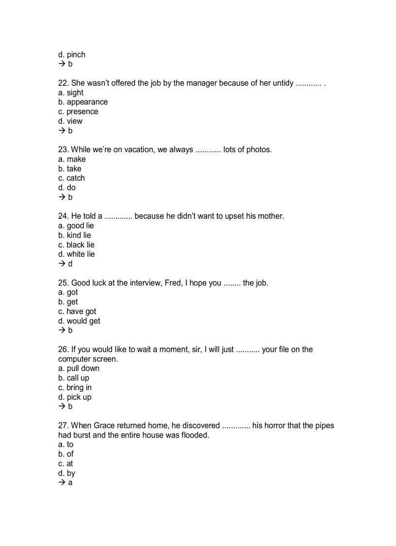 image for page 1500 Câu trắc nghiệm thi Anh văn bằng C