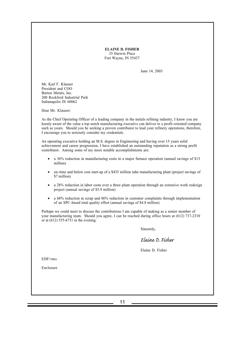 image for page 175 High Impact Cover Letters