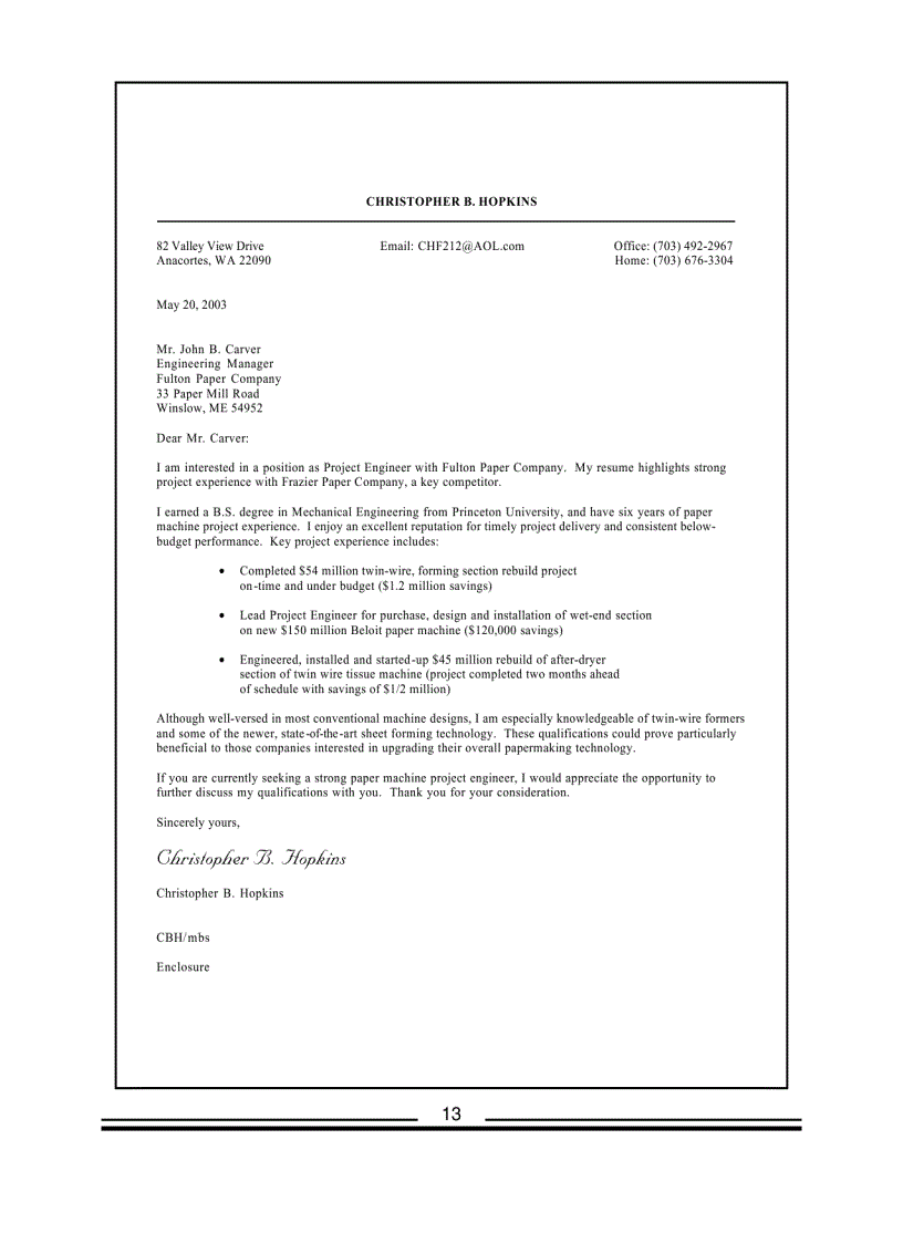 image for page 175 High Impact Cover Letters