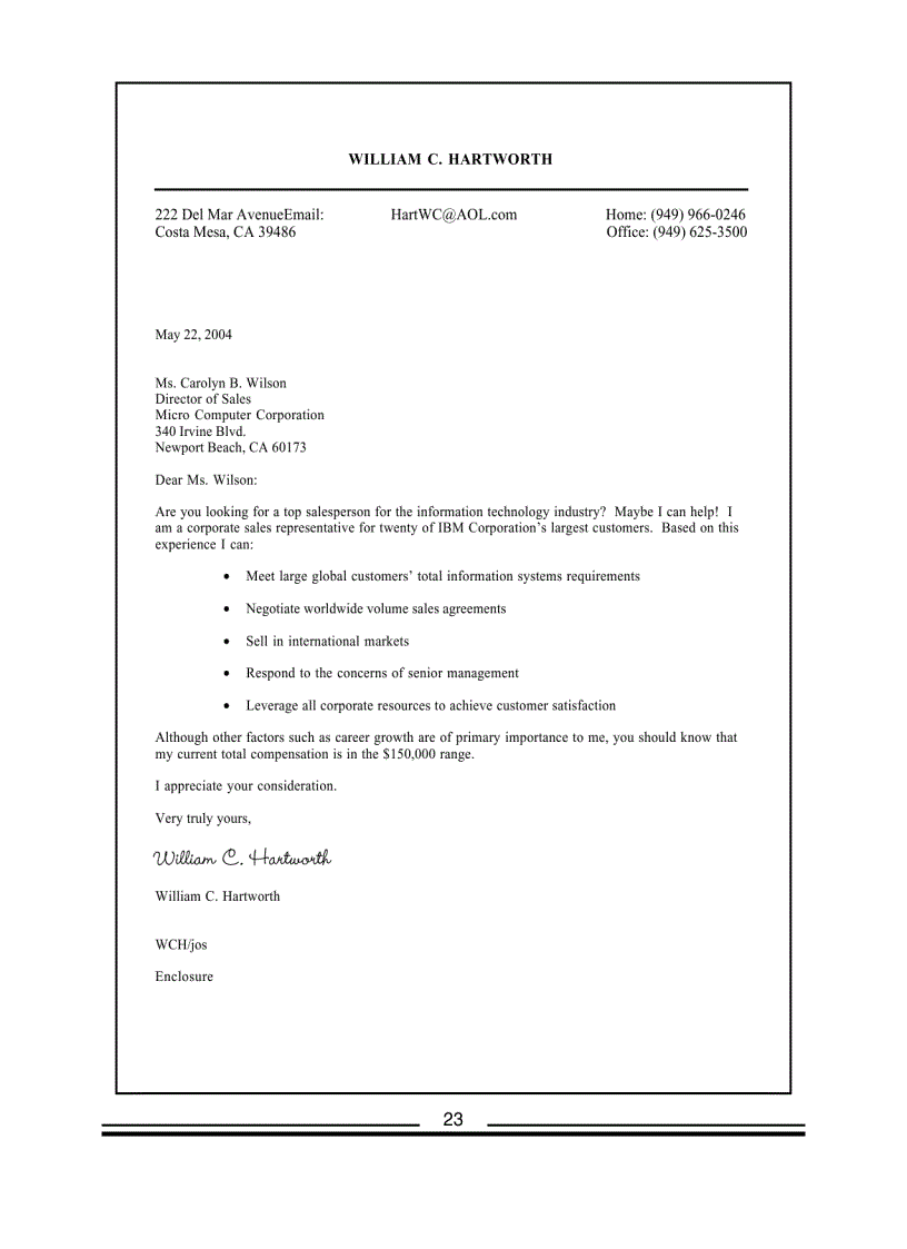 image for page 175 High Impact Cover Letters