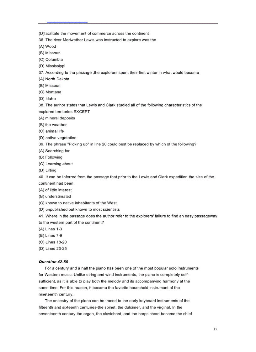 image for page 1995 2000 Reading Full Test