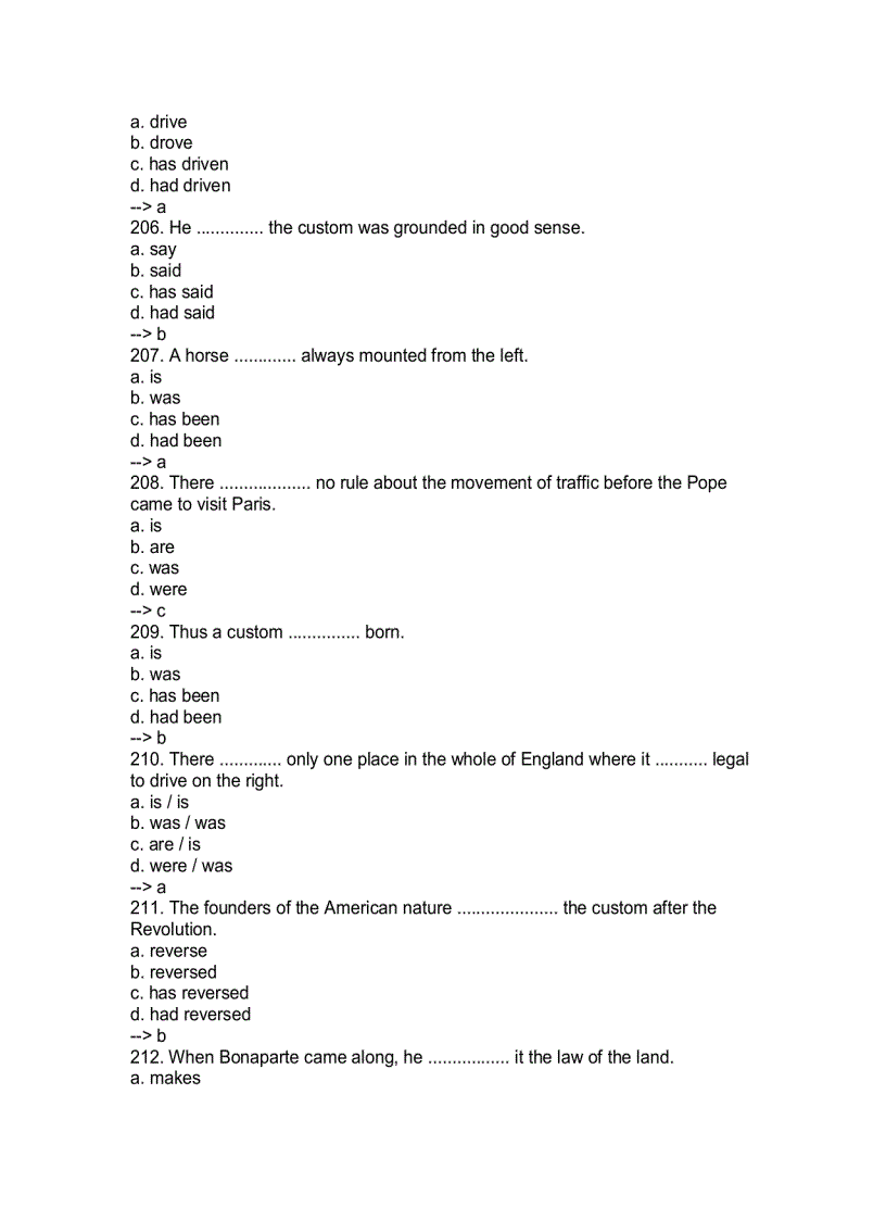 image for page 2000 Câu trắc nghiệp thi Anh Văm bằng A B