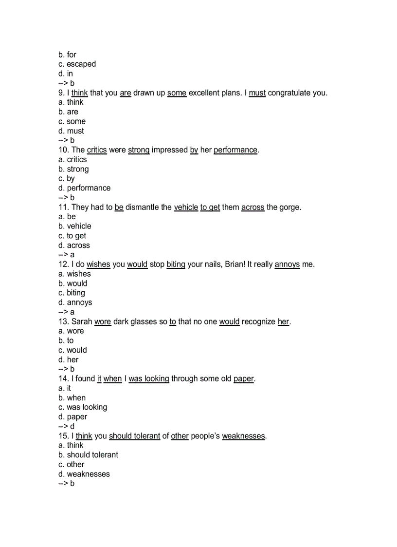 image for page 2000 Câu trắc nghiệp thi Anh Văm bằng A B