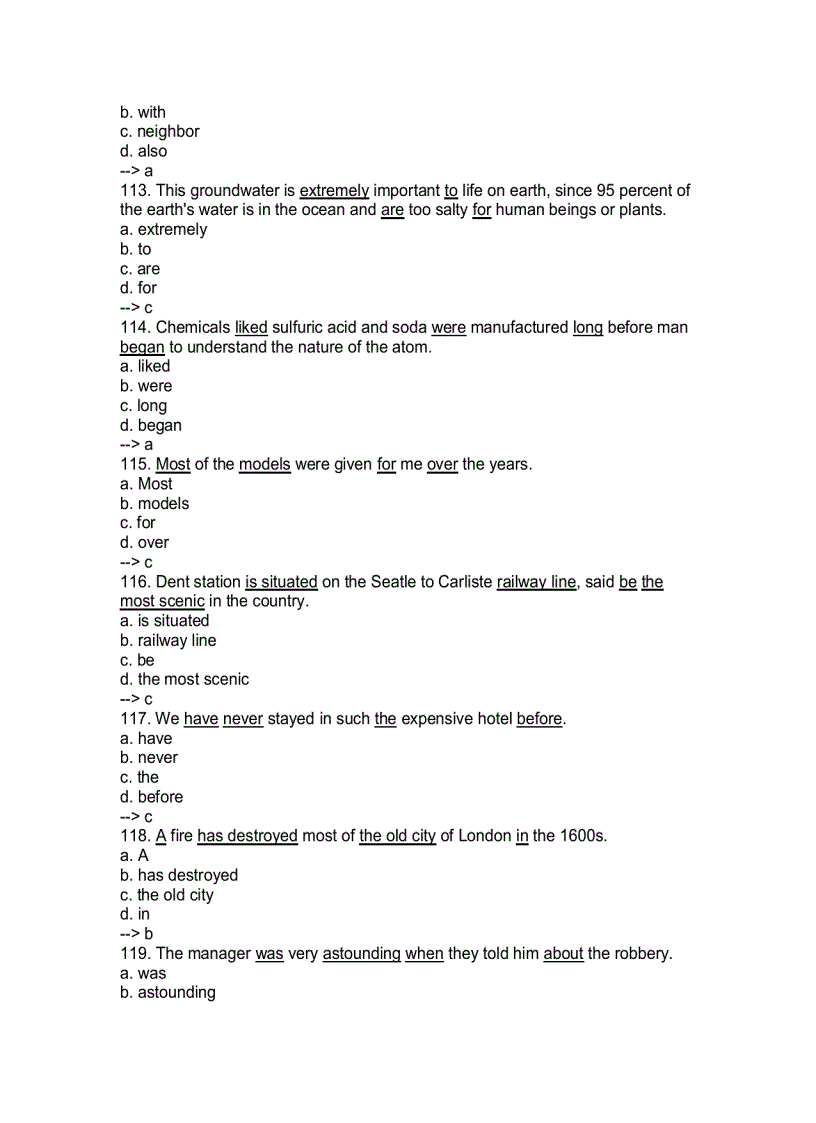 image for page 2000 Câu trắc nghiệp thi Anh Văm bằng A B
