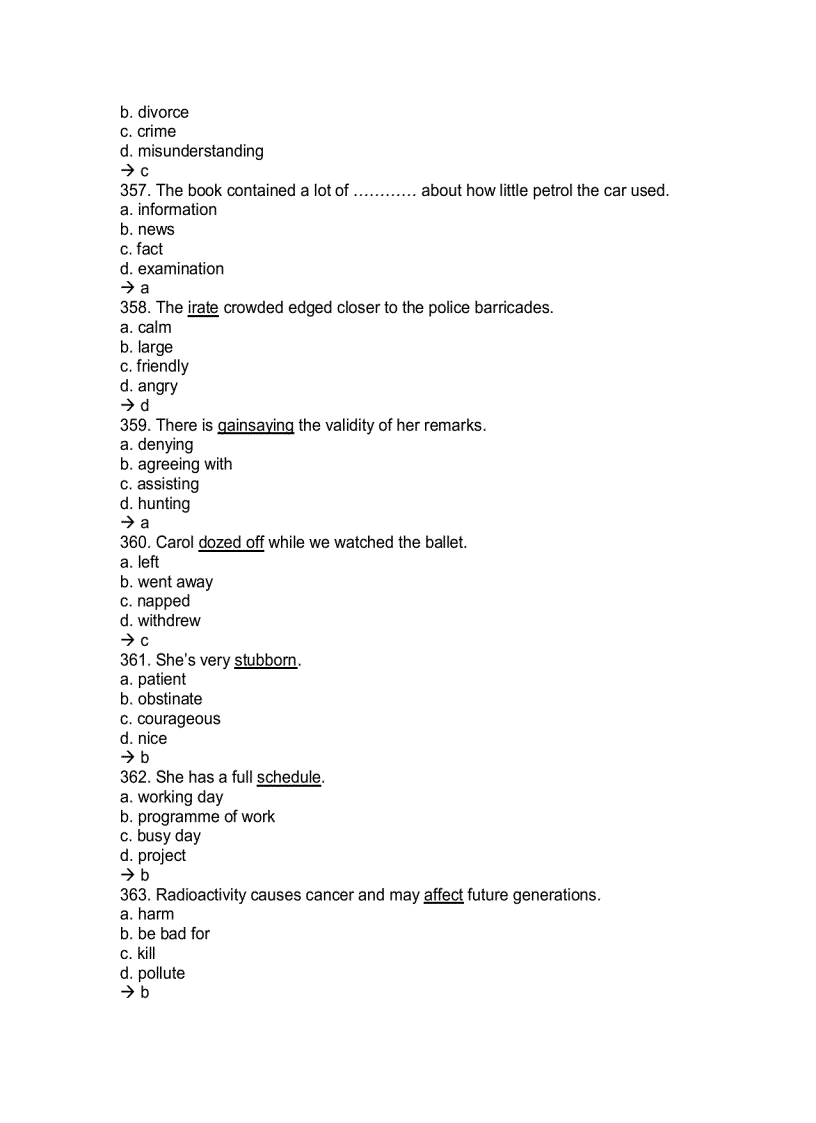 image for page 2000 Câu trắc nghiệp thi Anh Văm bằng A B