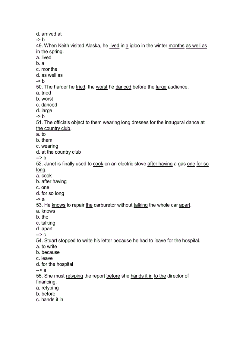 image for page 2000 Câu trắc nghiệp thi Anh Văm bằng A B
