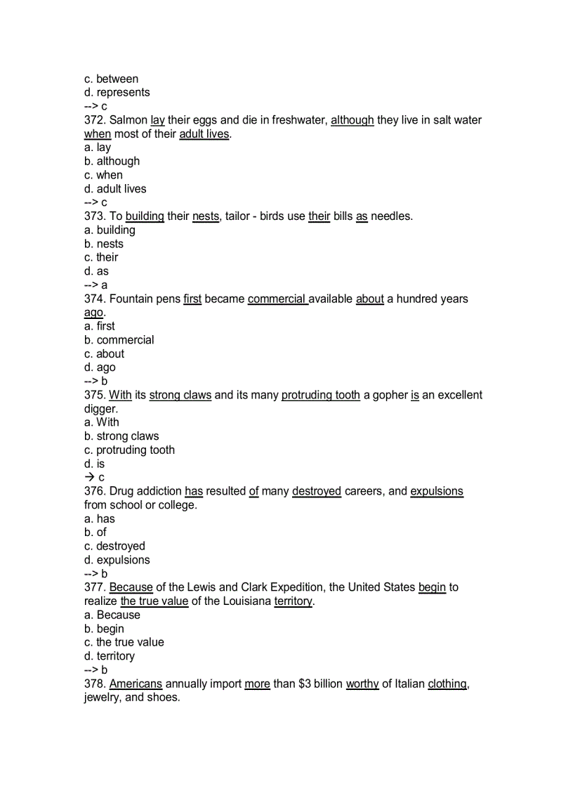 image for page 2000 Câu trắc nghiệp thi Anh Văm bằng A B