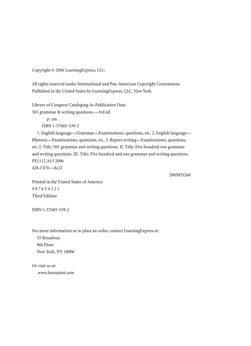 image for page 501 Grammar and Writing 3e