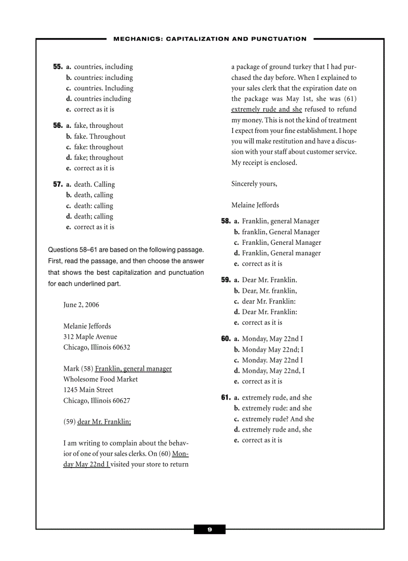 image for page 501 Grammar and Writing 3e