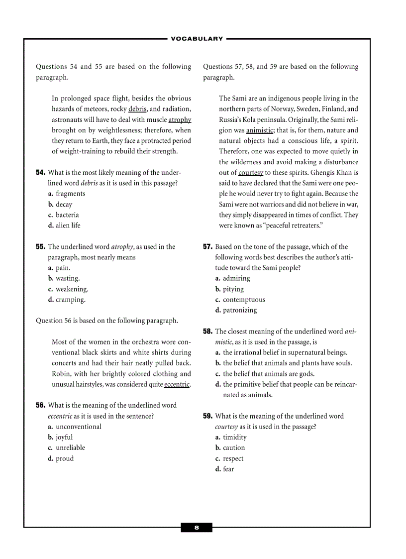 image for page 501 reading comprehesion questions