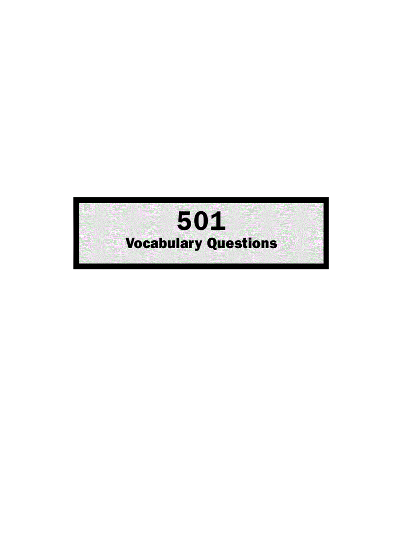 image for page 501 Vocabulary questions