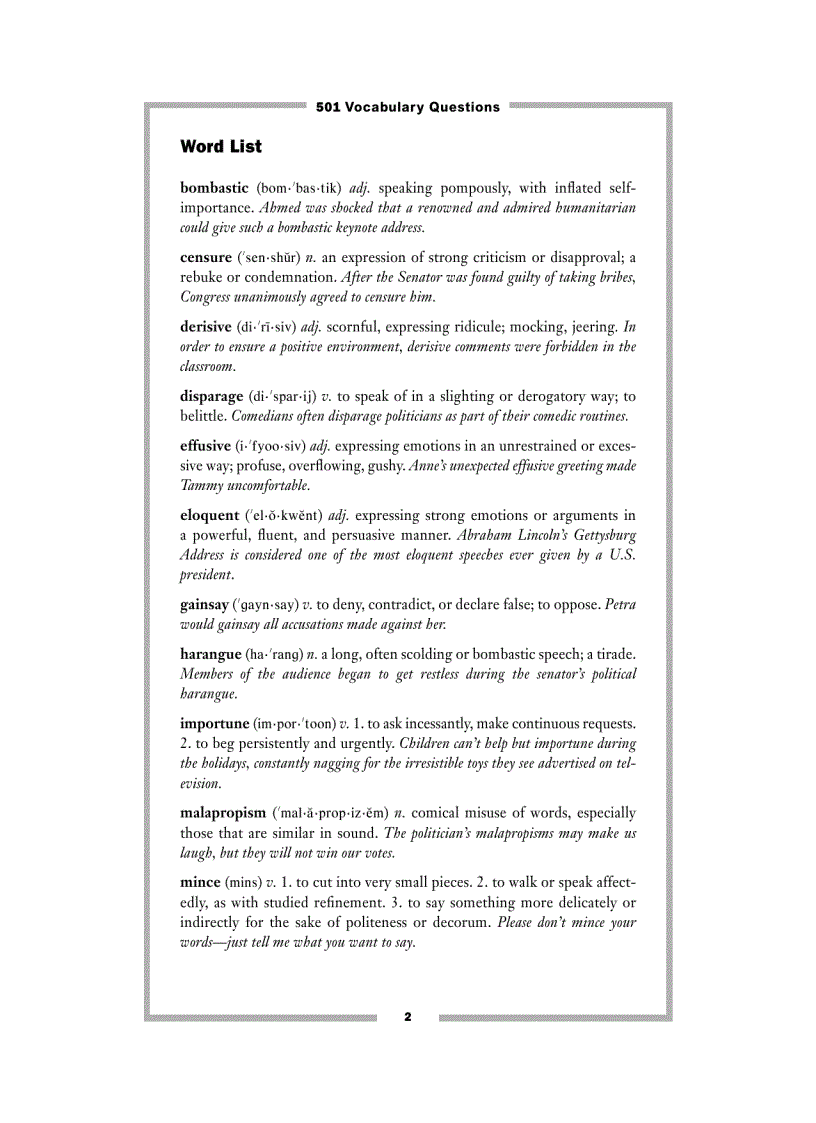 image for page 501 Vocabulary questions