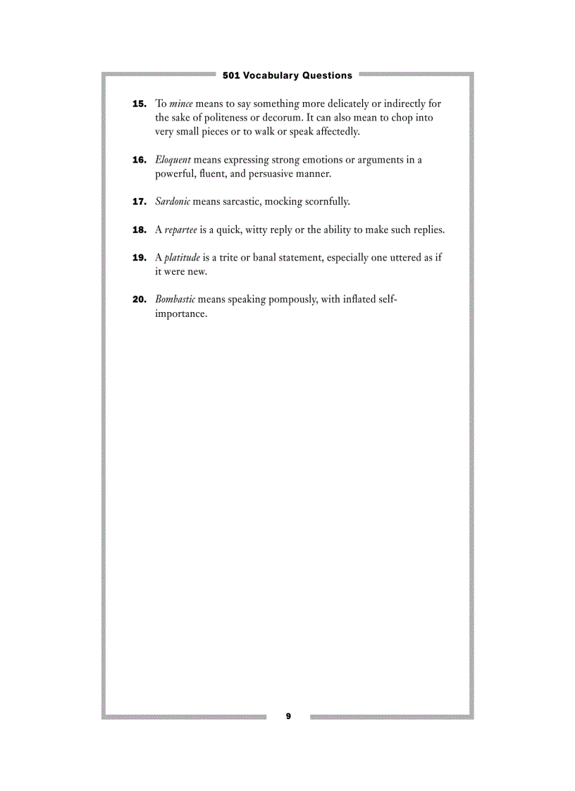image for page 501 Vocabulary questions