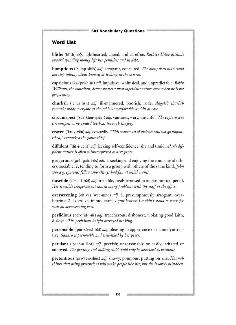 image for page 501 Vocabulary questions
