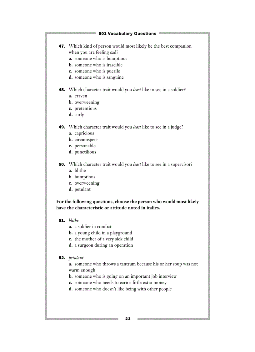 image for page 501 Vocabulary questions