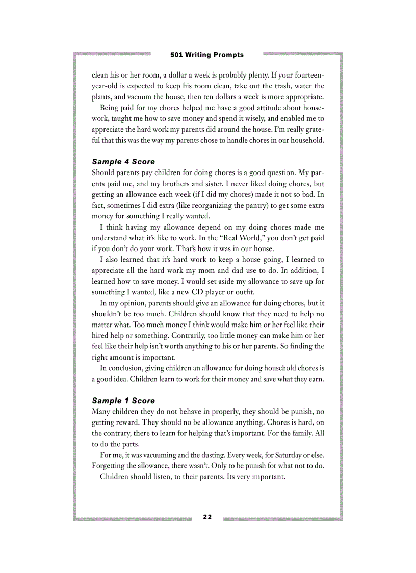 image for page 501 Writing Prompts